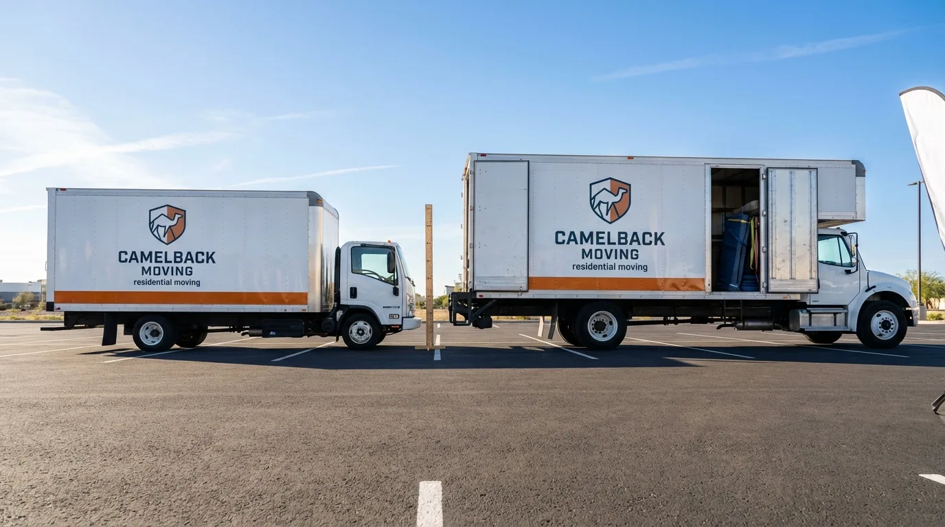 Moving truck size capacity guide in Richlandtown